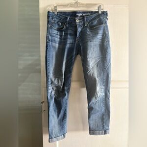 Denizen Levi’s women’s skinny cropped boyfriend jeans women’s sz 9/29.